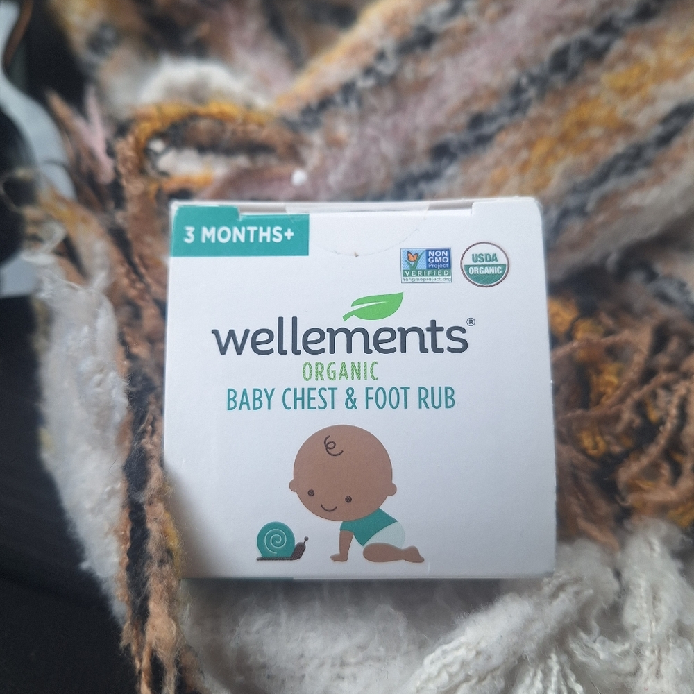 Wellements Organic Baby chest and foot rub. Brand new!